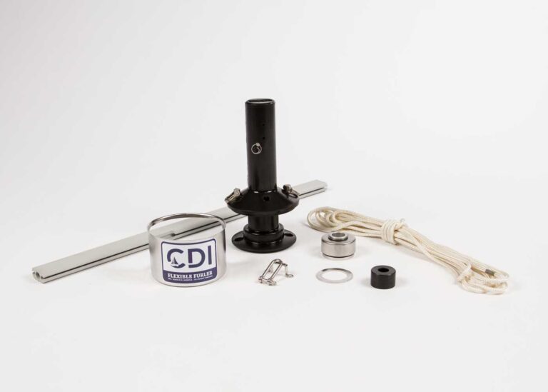CDI Flexible Furler Parts Laid out on white background.